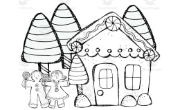 Reindeer Rest Coloring Page