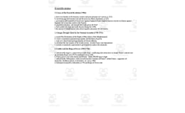 Revolutions and Nationalism in Europe Outlines
