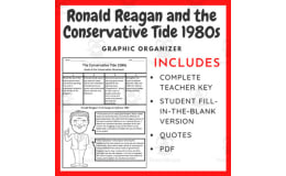 Ronald Reagan and the Conservative Tide of the 1980s - Graphic Organizer