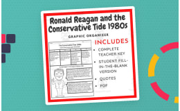 Ronald Reagan and the Conservative Tide of the 1980s - Graphic Organizer