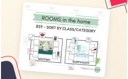 Rooms of the Home - Sorting activity