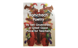 Rorschach Poetry