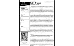 Ruby Bridges Reading Packet
