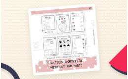 SATPIN Phonics Worksheets – Cut and Paste Set