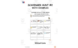 Scavenger hunt #2
