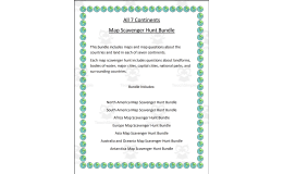 Scavenger Hunt: 7 Continents Bundle