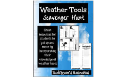 Scavenger Hunt: Weather Tools