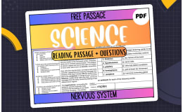 Science Reading Comprehension Passage 25: Nervous System PDF