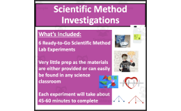 Scientific Method Experiments Bundle