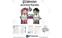 Scientist No Prep Activity Packet and Worksheets