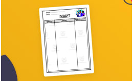 Script Writing Template – Elementary Play Practice