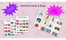 SEL Emotions Cards & Bingo Game!