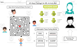 SEL Fun Mat-All About Feelings!