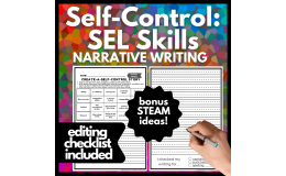 Self-Control SEL Skills Writing Challenge