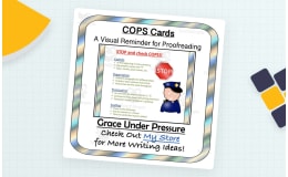 Self-Editing COPS Cards- Help your Students Proofread Their Own Work