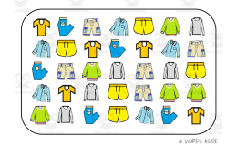 Semantic Themed Activity Boards Set 17: CLOTHING
