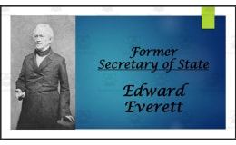 Senator Edward Everett (Former Constitutional Union Party VP Nominee) BIO PPT