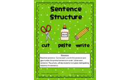 Sentence Structure Activity