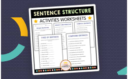 Sentence Structure Worksheets: Simple Sentence, Compound, Complex