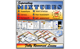 Separating Mixtures and Solution - Fully Resourced Lesson for Middle School