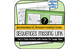 Sequences of Transformations Missing Link CUT & PASTE