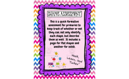 Shapes Assessment