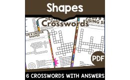 Shapes Crosswords (PDF)