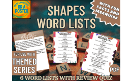 Shapes Word List Posters (PDF)