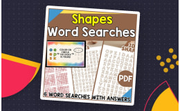 Shapes Word Searches (PDF)
