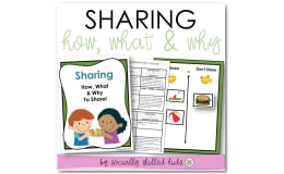 Sharing, Social Skills Lesson Plans and Activities