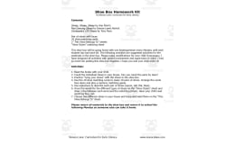Shoe Box Homework Kit