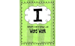 Short and Long Vowel I Activity