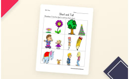 Short and Tall Worksheet