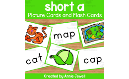 Short Vowel Flash Cards and Picture Cards - short a