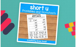 Short Vowel Worksheets and Printables - Short u