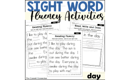 Sight Word Fluency Packet - day
