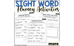 Sight Word Fluency Packet - more