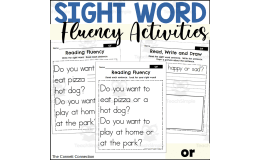 Sight Word Fluency Packet - or