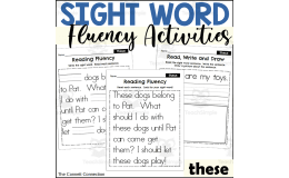Sight Word Fluency Packet - these