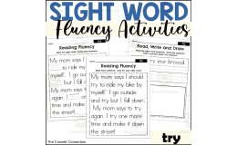 Sight Word Fluency Packet - try