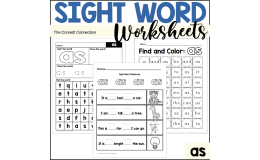 Sight Word Worksheets: as