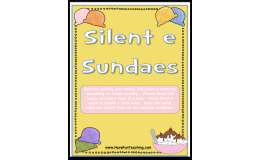 Silent E Sundaes Activity