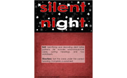 Silent Night Silent Letters Activity