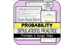 Simulations with Random Number Generators PRACTICE