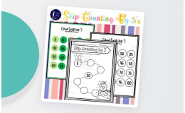 Skip Counting by 5 Worksheets