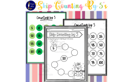 Skip Counting by 5 Worksheets