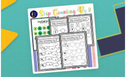 Skip Counting by 8 Worksheets