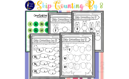 Skip Counting by 8 Worksheets