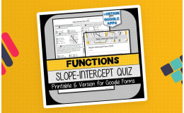 Slope-Intercept Form QUIZ