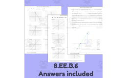 Slopes and Graphs Worksheet